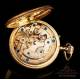 Antique 18K Gold Pocket Watch by Thomas Russell. England, 1879