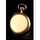 Antique Longines Pocket Watch. 18K Gold. Switzerland, Circa 1930