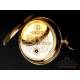 Bonito Reloj de Bolsillo Antiguo. 3 Tapas. Oro 18K. Inglaterra, Circa 1870