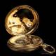 Beautiful Antique Pocket Watch. 3 Caps. 18K Gold. England, Circa 1870