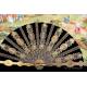 Antique Chinese Fan for Europe with Silver Rods and Enamels. S. XIX