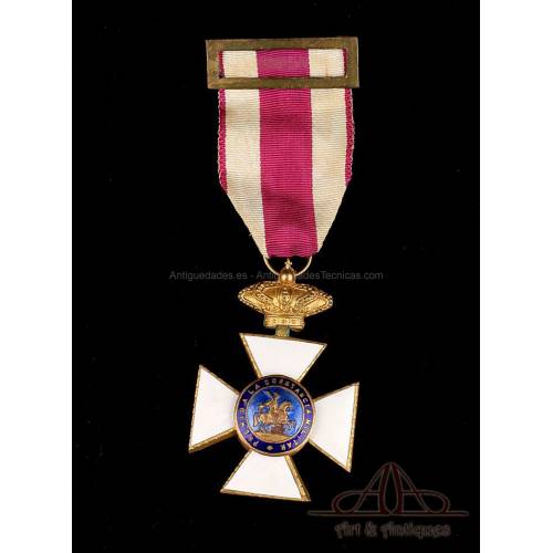Medal of the Order of Saint Hermenegildo. Period of Alphonse XIII