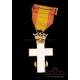 Naval Merit Cross Medal with White Distinction. 2nd Class. Franco era