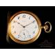 Amazing Longines 18K Gold Pocket Watch. Switzerland, Circa 1920