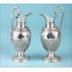 Very Antique Liturgical Silver Cruet Set. Paris, France, 1819-1838