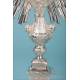 Gorgeous and Very Antique Silver Monstrance. Complete. Paris, France, 1819-1838