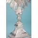 Gorgeous and Very Antique Silver Monstrance. Complete. Paris, France, 1819-1838