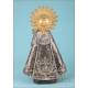 Silver Virgin Lady of the Forsaken, Patron Saint of Valencia. Spain. Piró silversmiths