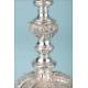 Extraordinary Antique Chalice with Images. Lyon, France, 1818-1838