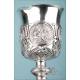 Extraordinary Antique Chalice with Images. Lyon, France, 1818-1838