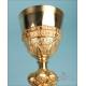 Spectacular Silver and Gilt Metal Chalice. France, Circa 1880
