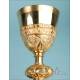 Spectacular Silver and Gilt Metal Chalice. France, Circa 1880