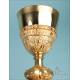 Spectacular Silver and Gilt Metal Chalice. France, Circa 1880