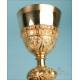 Spectacular Silver and Gilt Metal Chalice. France, Circa 1880