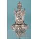 Antique Elaborated 18th-Century Silver Home Stoup. Ausburg, Germany, 1735
