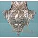 Antique Elaborated 18th-Century Silver Home Stoup. Ausburg, Germany, 1735