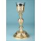 Antique Gilt-Silver Chalice and IHS Paten. France, Circa 1900