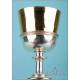 Very Antique Spanish Silver Chalice. 18-19th Century. Spain, Circa 1700