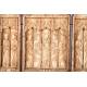 Amazing Antique Carved Bull Bone Triptych. Valencia, Spain, Circa 1900