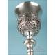 Beautiful Antique Spanish Silver Chalice. Spain, 19th Century