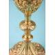 Fine Antique Gilt Silver and Metal Chalice. France, 19th Century