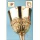 Fine Antique Gilt Silver and Metal Chalice. France, 19th Century