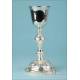 Antique Silver Chalice in Excellent Condition. France, Circa 1890
