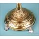 Antique Gilt Metal and Alpaca Monstrance. Spain, Circa 1950