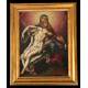 Colonial Pietà c. 1800 Oil on Copper Mexican or Peruvian School