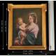 Antique Virgin and Child, Italian 17th-Cent. Oil on Copper Painting