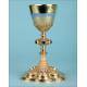 Beautiful Gilt Silver Chalice with Enamels. Demarquet. France, Circa 1880