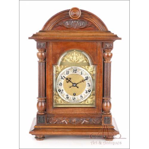 Precioso Reloj Antiguo Kienzle con Sonería Westminster. Alemania, Circa 1900