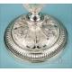Antique Solid Silver Baroque Chalice and Paten. Paris, France, 1838