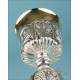 Antique Solid Silver Baroque Chalice and Paten. Paris, France, 1838