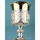 Antique Solid Silver Baroque Chalice and Paten. Paris, France, 1838