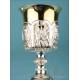 Antique Solid Silver Baroque Chalice and Paten. Paris, France, 1838