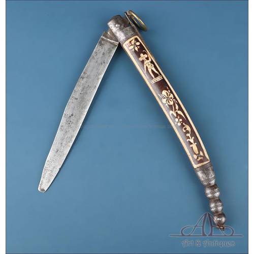 Antique French Pocketknife from Châtellerault. 15.16 inches. France, 19th Century
