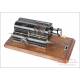 Beautiful Antique Thales Calculating Machine, Model B. Germany, Circa 1915