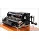 Beautiful Antique Thales Model A Calculating Machine. Germany, Circa 1920