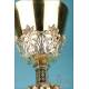 Gorgeous Antique Gilt-Silver Chalice with Enamels. France, Circa 1880