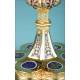 Antique Gilt-Silver Chalice with Enamels. France, Circa 1870