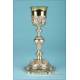 Antique Gilt-Silver Baroque Chalice. France, Circa 1870