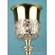 Antique Gilt-Silver Baroque Chalice. France, Circa 1870