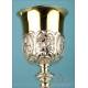 Antique Gilt-Silver Baroque Chalice. France, Circa 1870