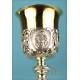 Antique Gilt-Silver Baroque Chalice. France, Circa 1870