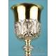 Antique Gilt-Silver Baroque Chalice. France, Circa 1870