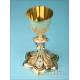 Antique Gilt-Silver Chalice with Filigrees and Enamels. France, Circa 1880