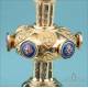 Antique Gilt-Silver Chalice with Filigrees and Enamels. France, Circa 1880