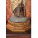 Gorgeous Antique Wood Sculpture of the Madonna and Child. Spain, Circa 1900