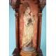 Gorgeous Antique Wood Sculpture of the Madonna and Child. Spain, Circa 1900